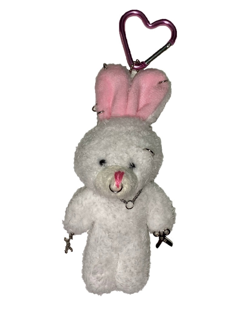 Pierced Bunny Purse Charm
