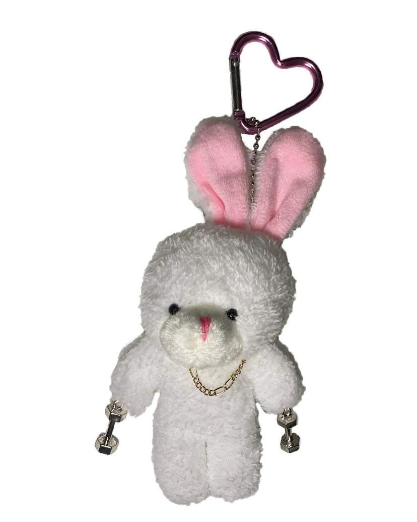 Bro Bunny Purse Charm