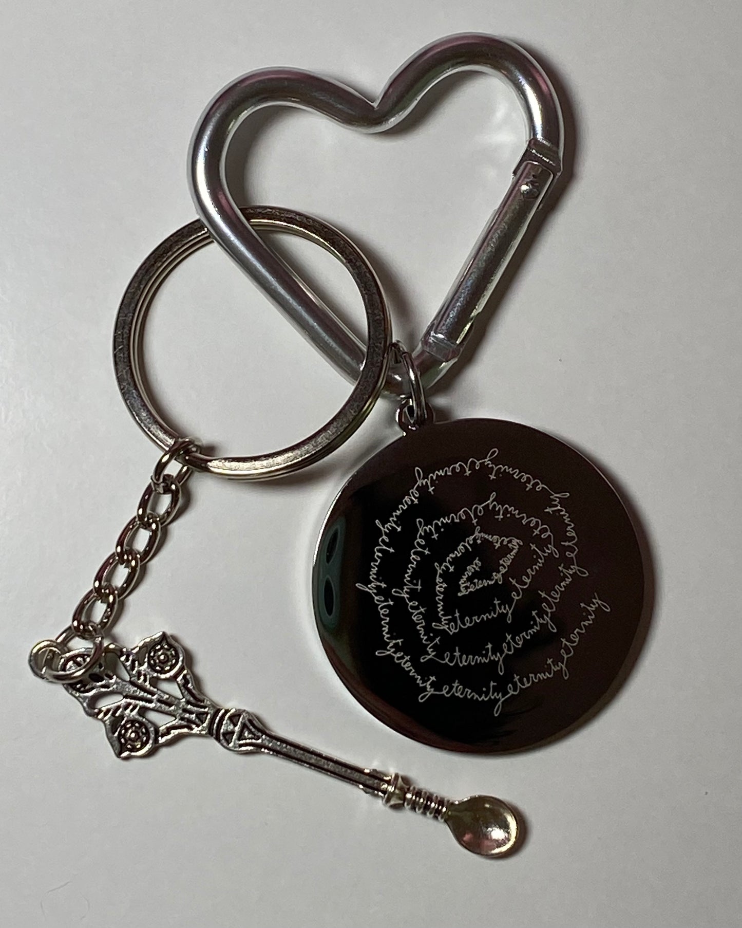 Antique Dolly Soup Spoon Purse Charm