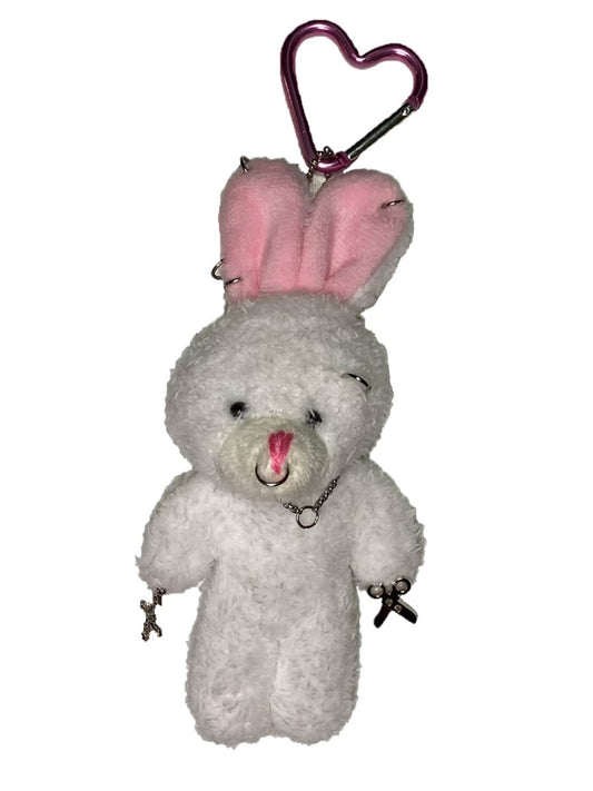 Pierced Bunny Purse Charm