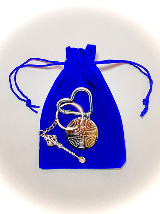 Antique Dolly Soup Spoon Purse Charm